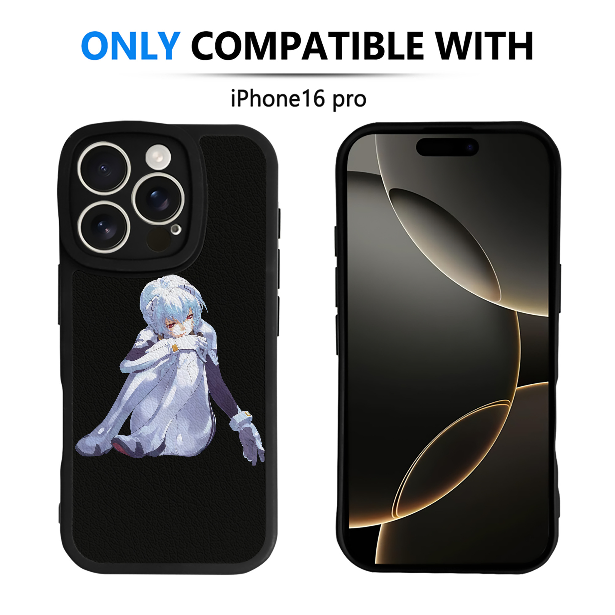 （画像用） EVA 新世紀エヴァンゲリオン 【iPhone 16シリーズ対応】シリコンスマホケース（レザー調） 材質：シリコン